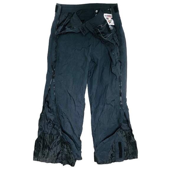 Vintage Tyrolia Snow Ski‎ Pants Women's L Black Retro - Picture 3 of 14